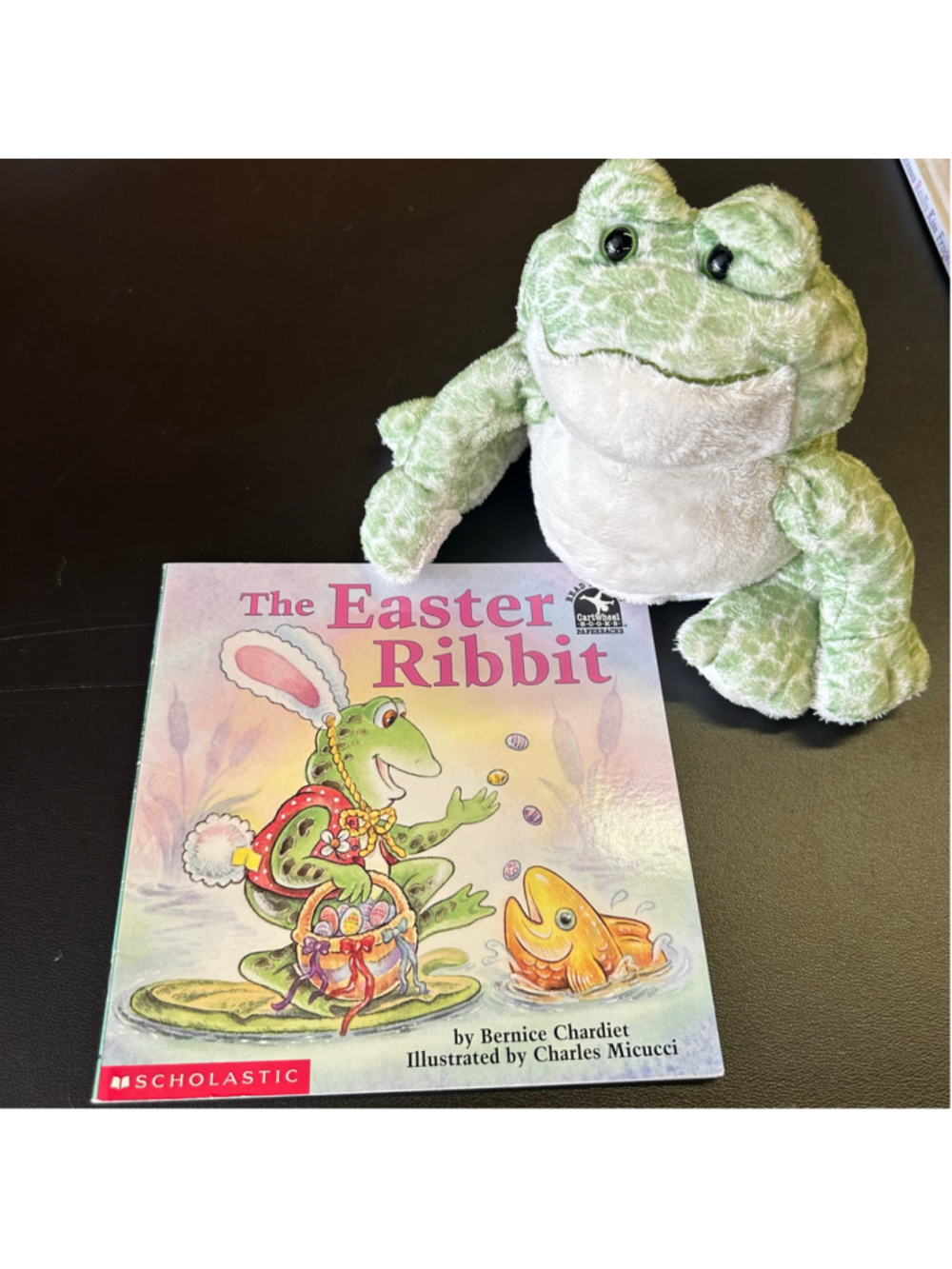 Webkinz Frog Plush Original Packaging + The Easter Ribbit 1998 Book Easter Bundl